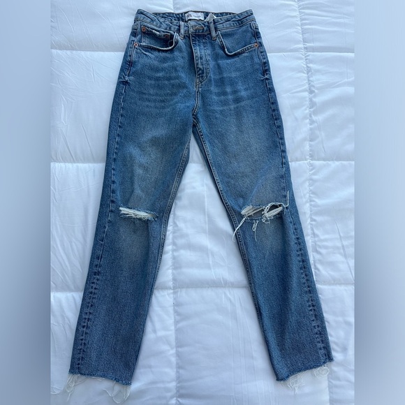 Zara Denim - High waist denim jeans